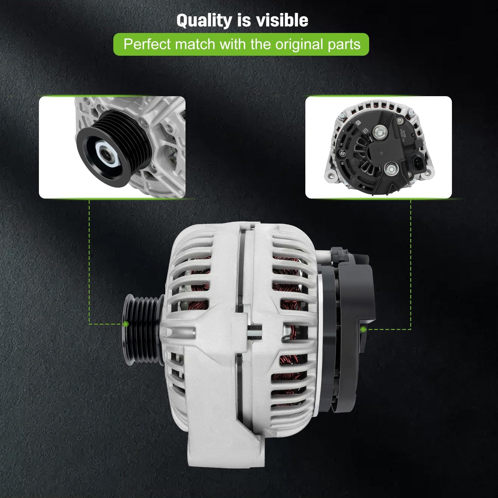 Alternador SCITOO compatible con 2002-2006 Mercedes-Benz - Imagen 5