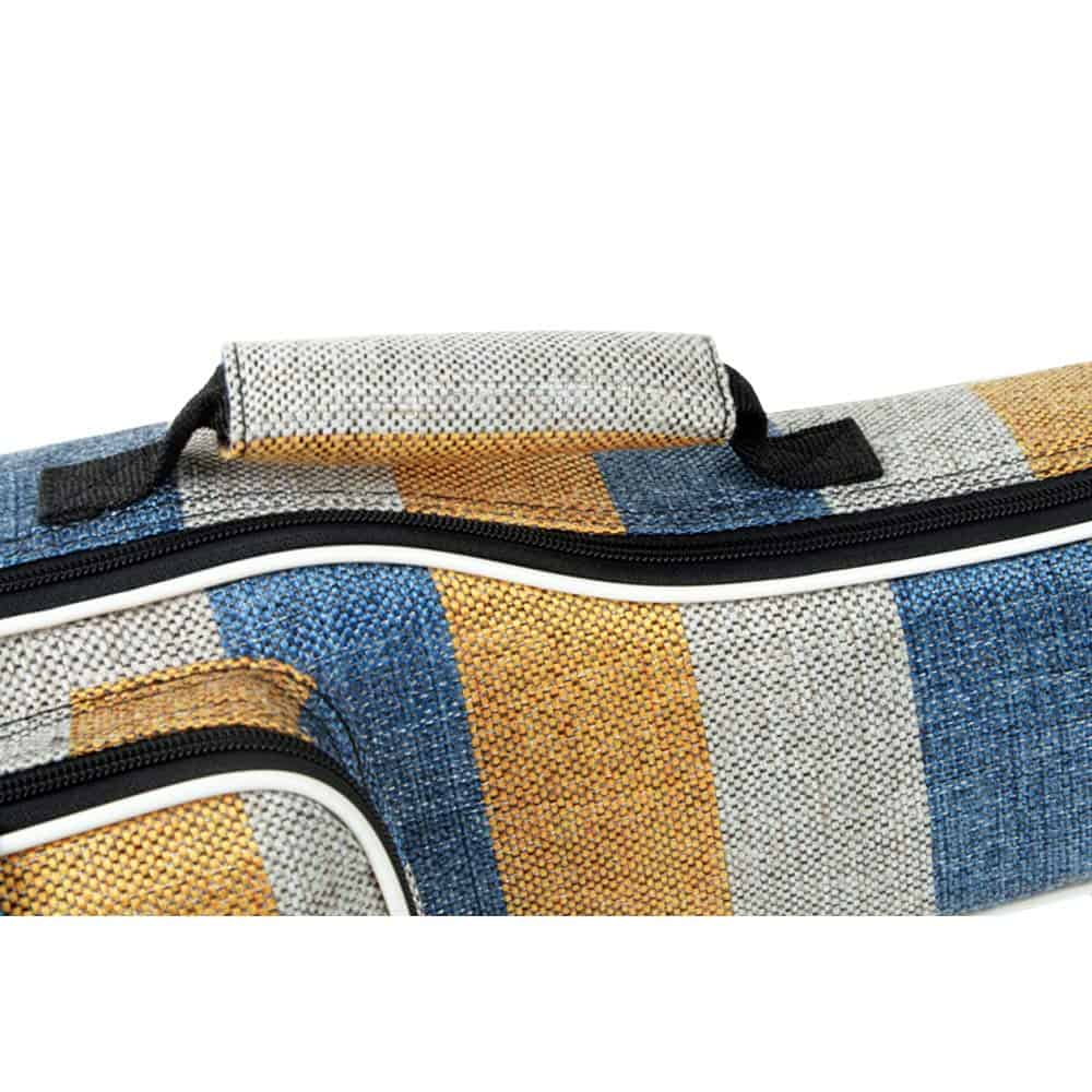 Funda de Ukulele Glenmi con Rayas Tricolor para Soprano - Imagen 7