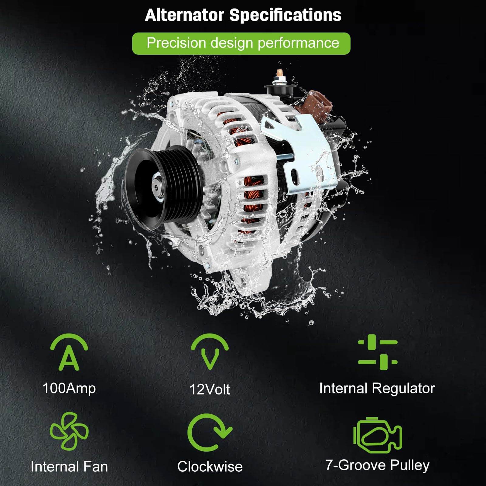 SCITOO Nuevo Alternador Compatible con IR/IF Para Toyota - Imagen 4