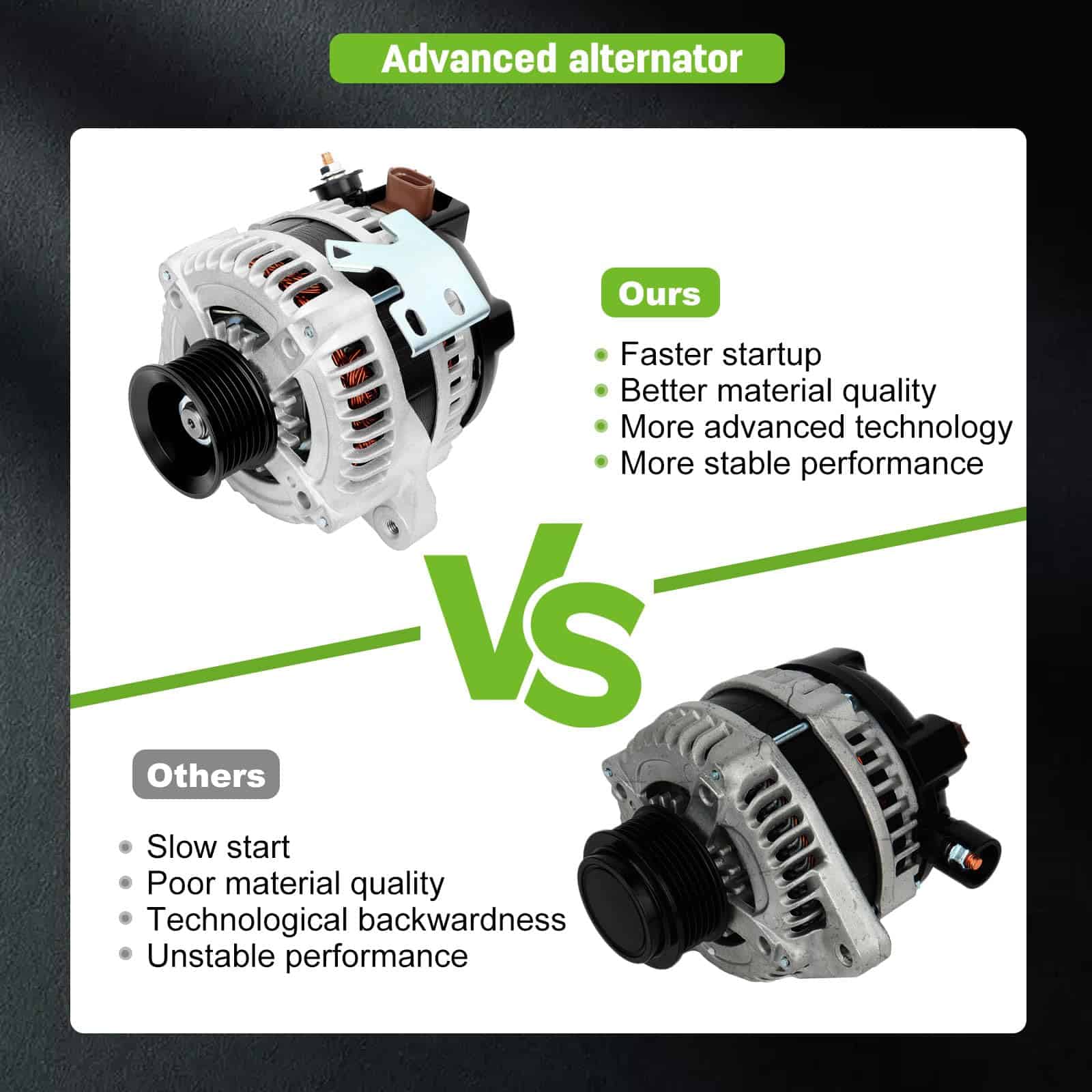 SCITOO Nuevo Alternador Compatible con IR/IF Para Toyota - Imagen 7