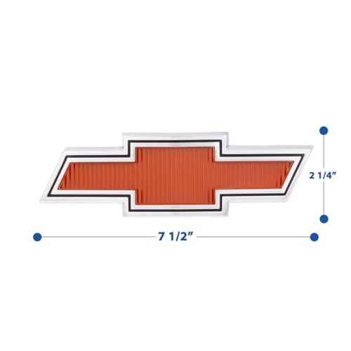 Emblema de parrilla Bowtie rojo United Pacific para - Imagen 9