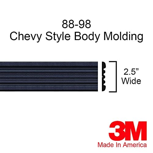 Moldura Lateral Negra para Cuerpo Chevrolet GMC Tahoe - Imagen 3