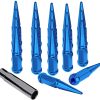 20pc Tuerca de Púa 9/16-18 Azul 4.4" Alto Offroad Tuercas