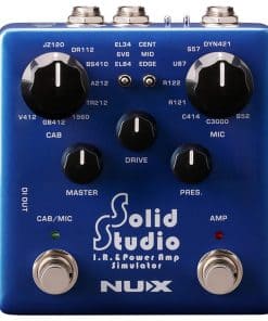 Pedal simulador de carga IR y amplificador de potencia NUX