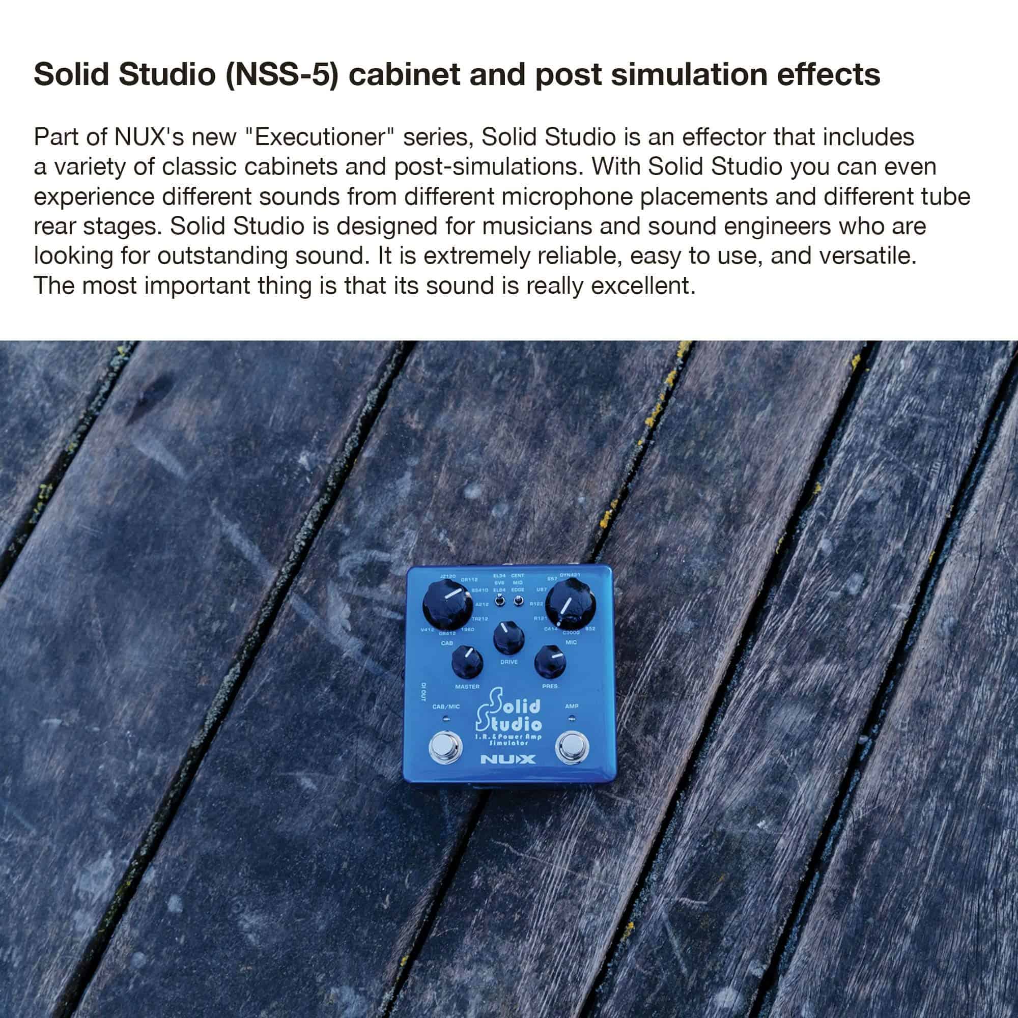 Pedal simulador de carga IR y amplificador de potencia NUX - Imagen 3