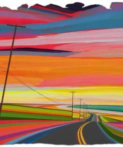 Puzzle de madera Ecru - Grant Haffner Atardecer en Old