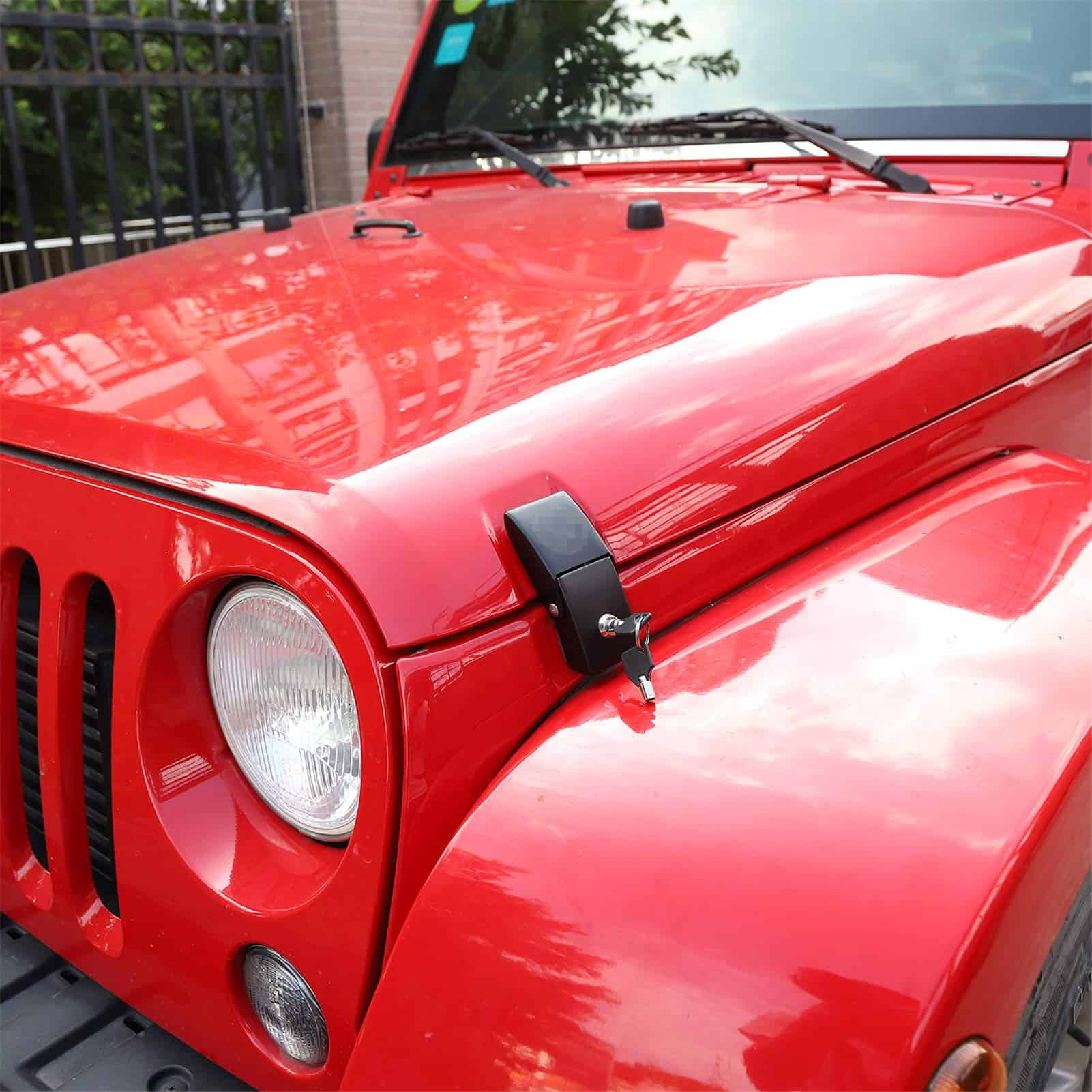 Kit de cerraduras para capó JeCar de aluminio compatible - Imagen 8