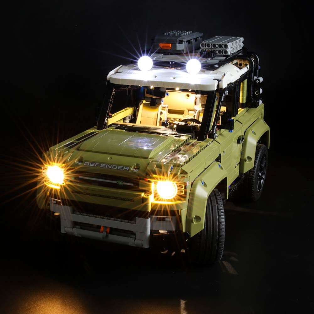 Kit de iluminación LED para Land Rover Defender de BRIKSMAX