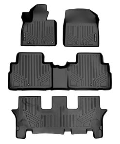 Tapete de piso SMARTLINER a la medida negro para 3 filas