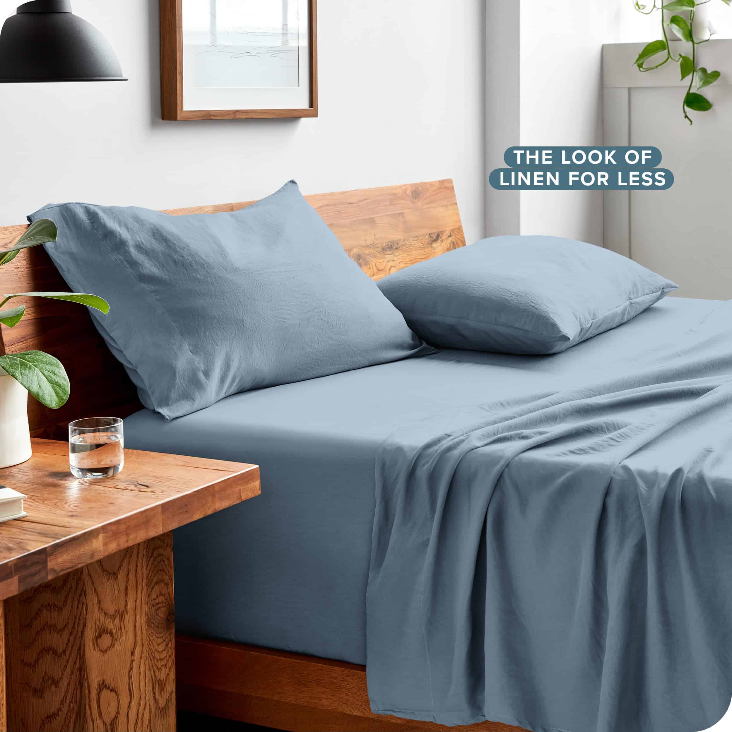 Juego de sábanas Bare Home Twin XL - Lujo 1800 Microfibra - Imagen 3