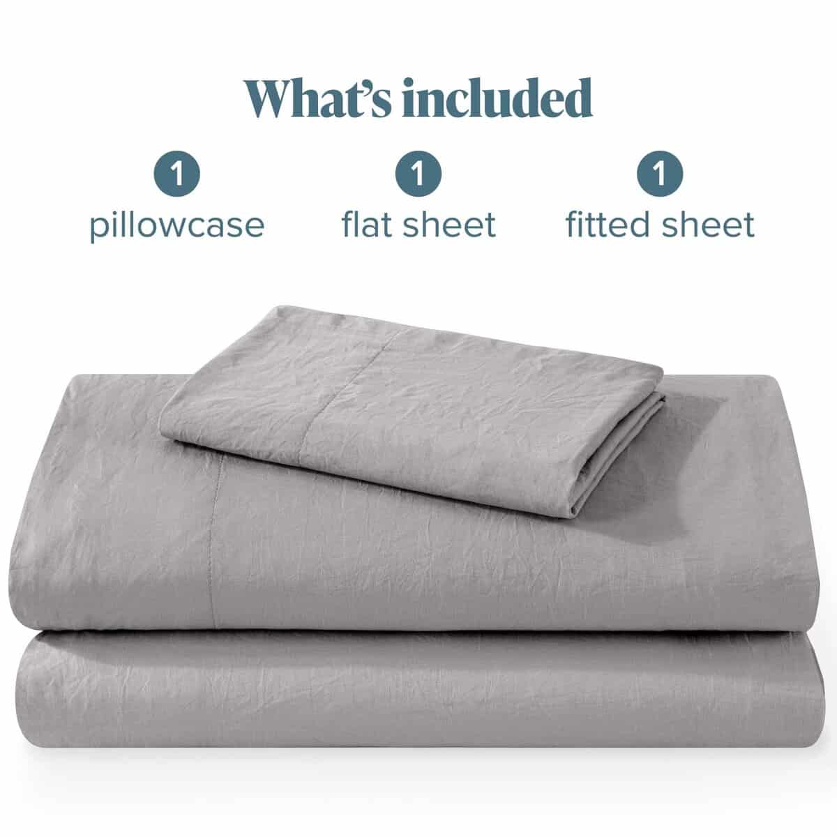 Juego de sábanas Bare Home Twin - Lujo 1800 Ultra-Suave - Imagen 7