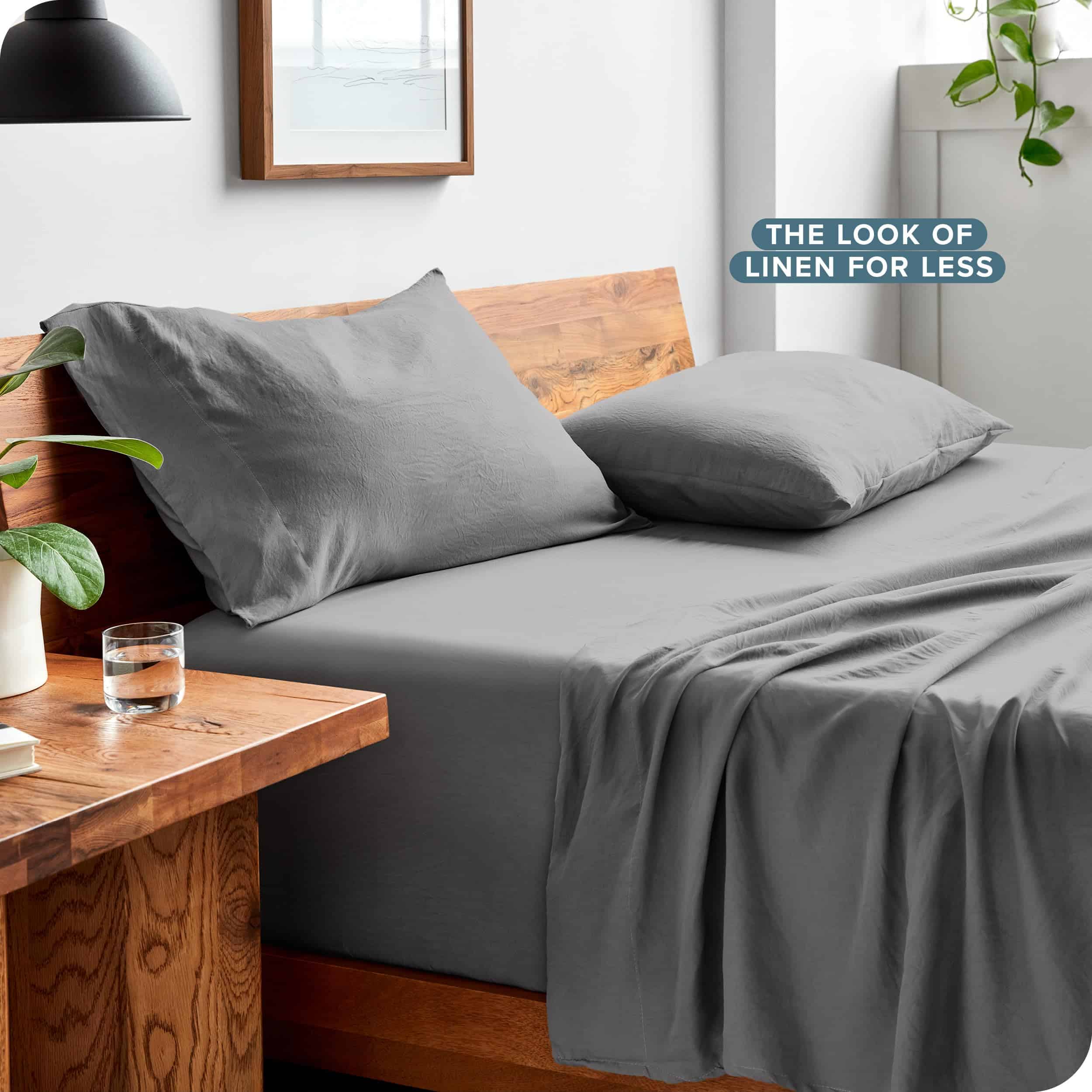 Juego de sábanas Bare Home Twin - Lujo 1800 Ultra-Suave - Imagen 3