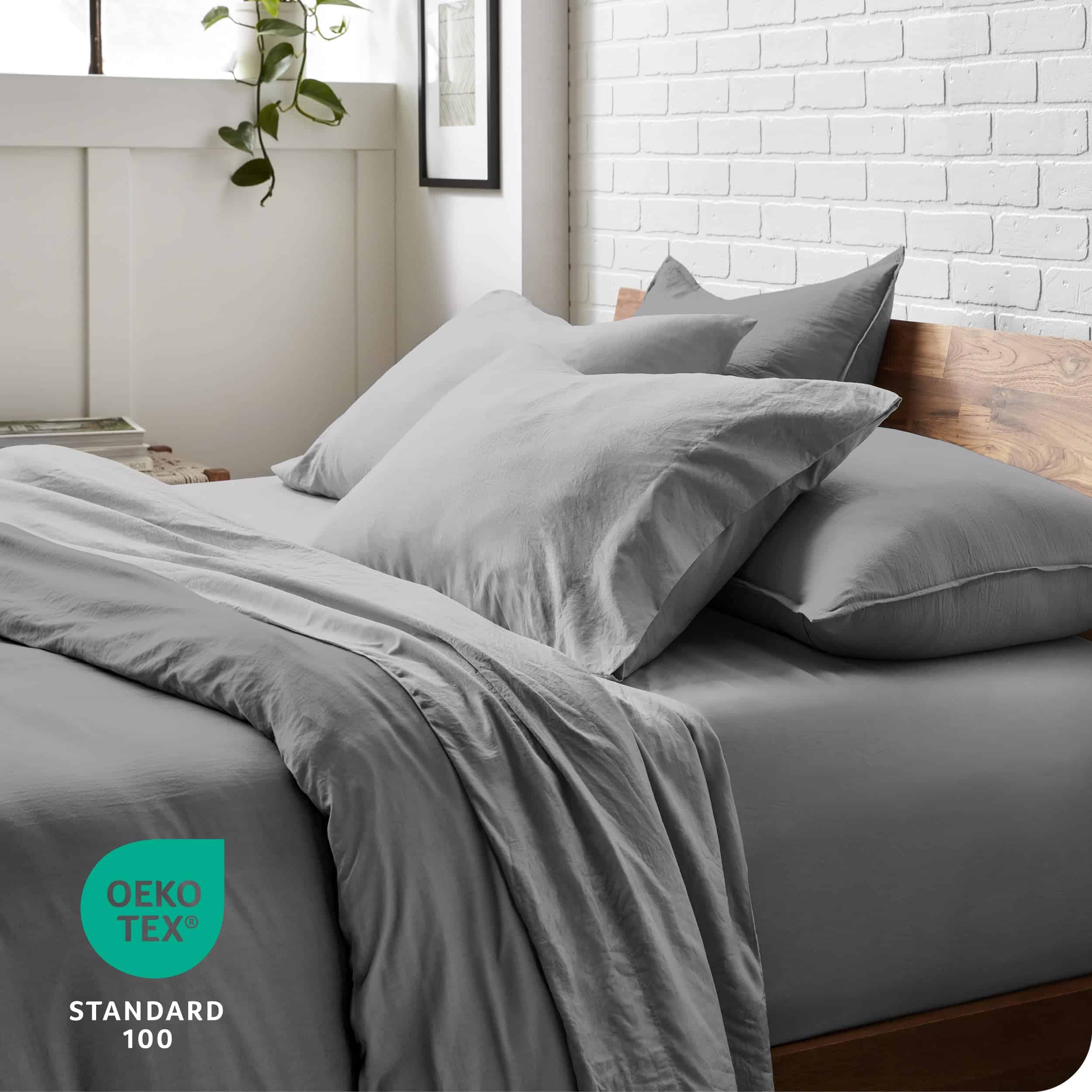 Juego de sábanas Bare Home Twin - Lujo 1800 Ultra-Suave - Imagen 6