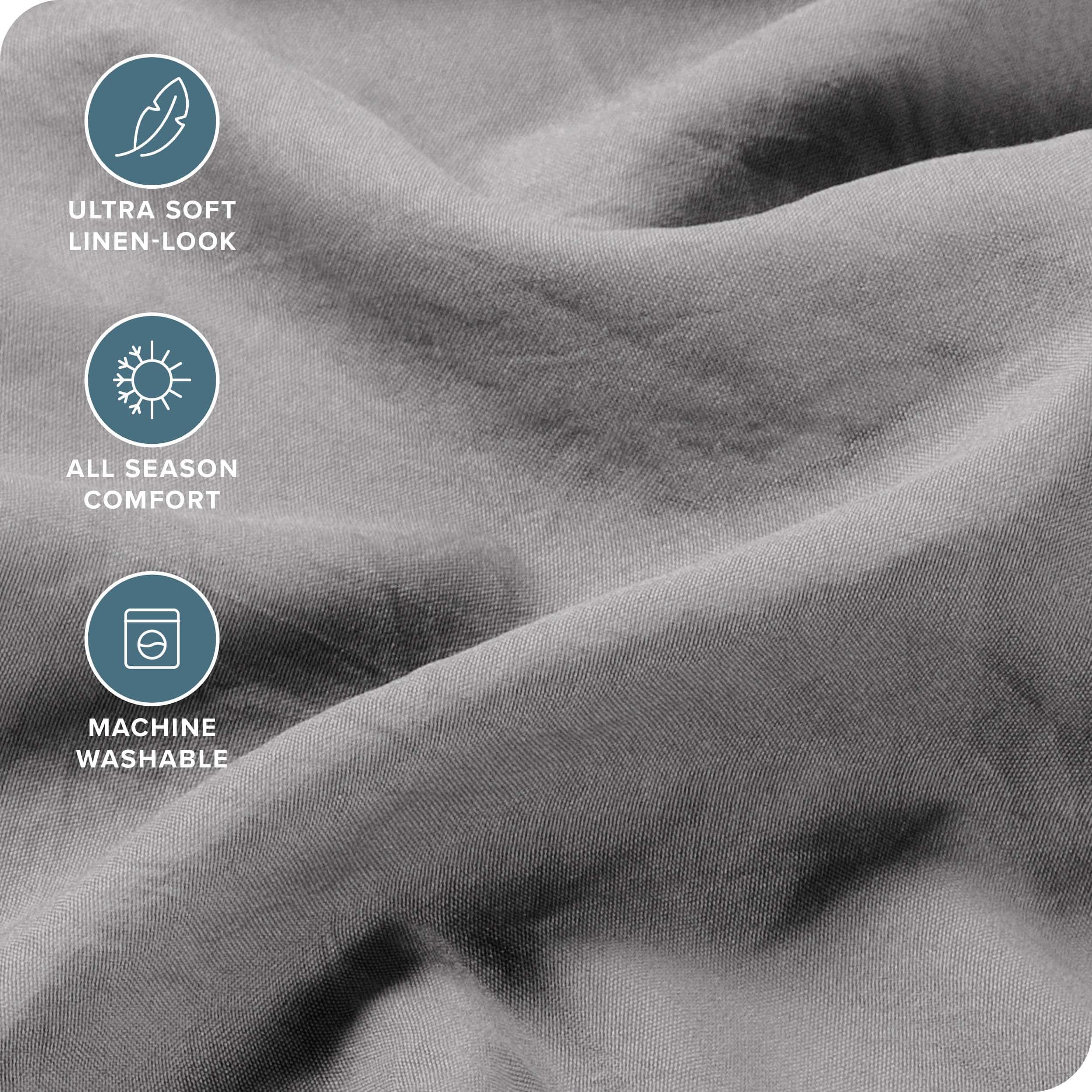 Juego de sábanas Bare Home Twin - Lujo 1800 Ultra-Suave - Imagen 4