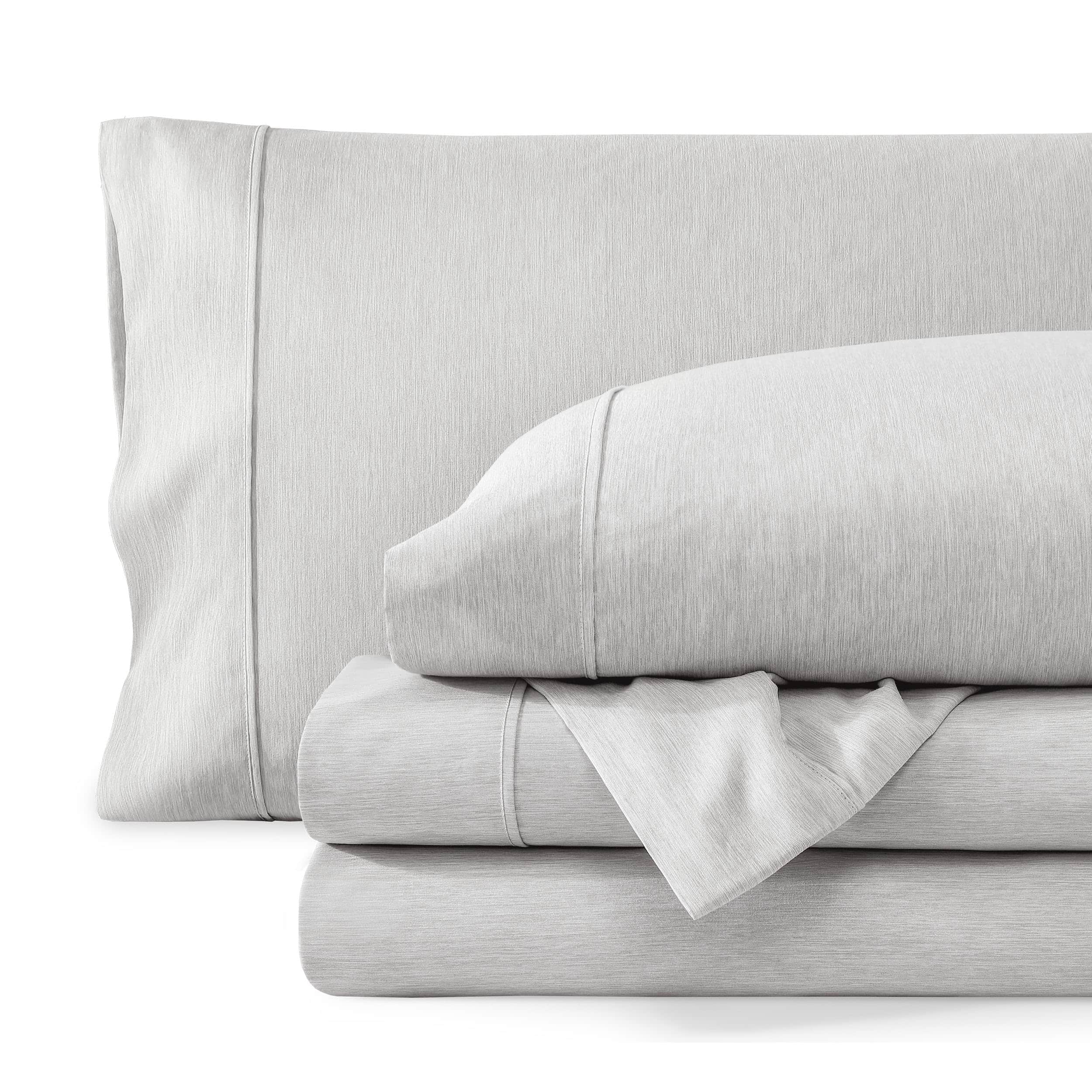 Juego de sábanas Twin Bare Home - 1800 sábanas de -Heathered