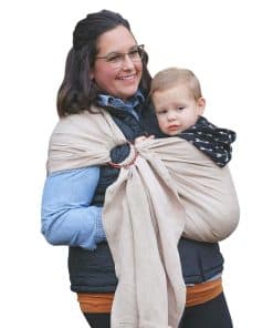 Fular Portabebés Nalakai Ring Sling. Ecológico, Suave de