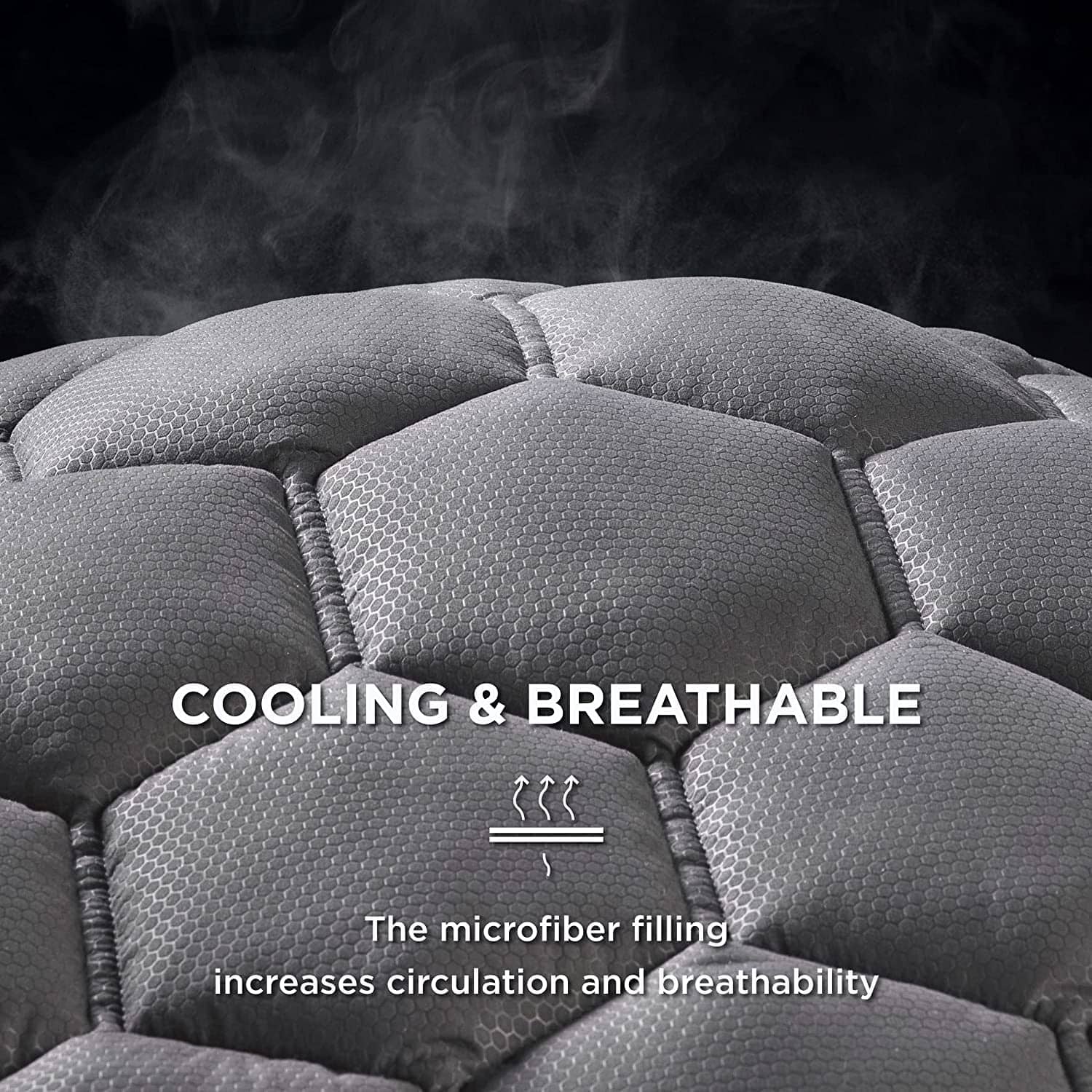 Funda de Colchón Acolchada para Cama RV Short Queen Bedsure - Imagen 5