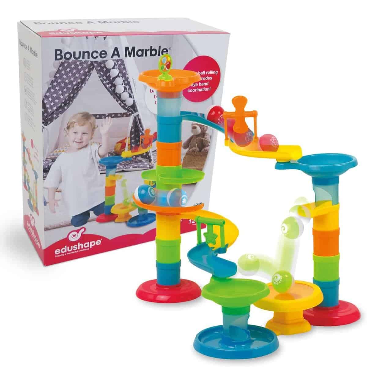 Edushape Bounce-a-Marble Marble Run Juguete STEM para Bebés