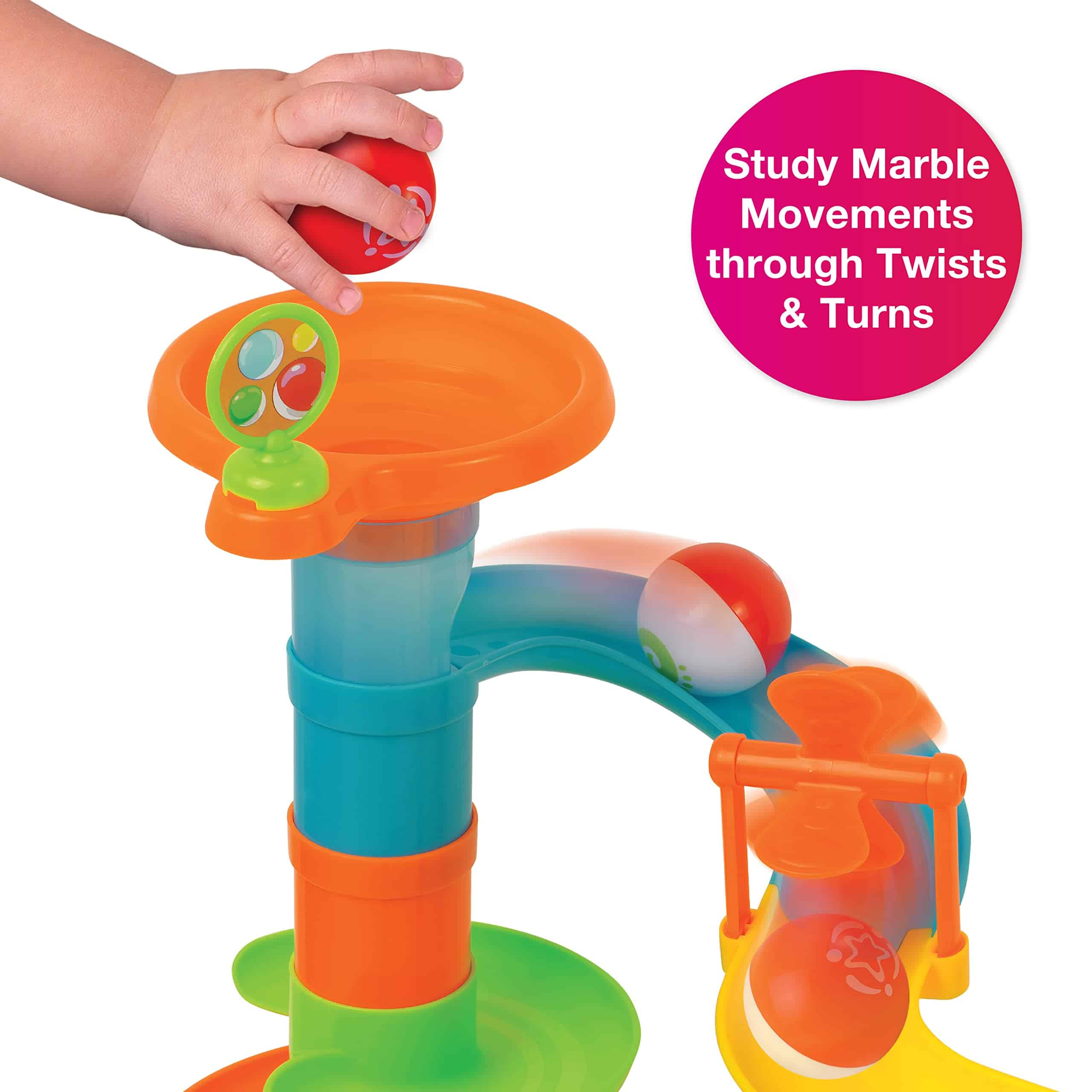 Edushape Bounce-a-Marble Marble Run Juguete STEM para Bebés - Imagen 5