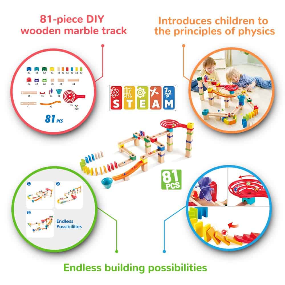 Juego de Pista de Carrera de Canicas Hape Marble Run - Imagen 6