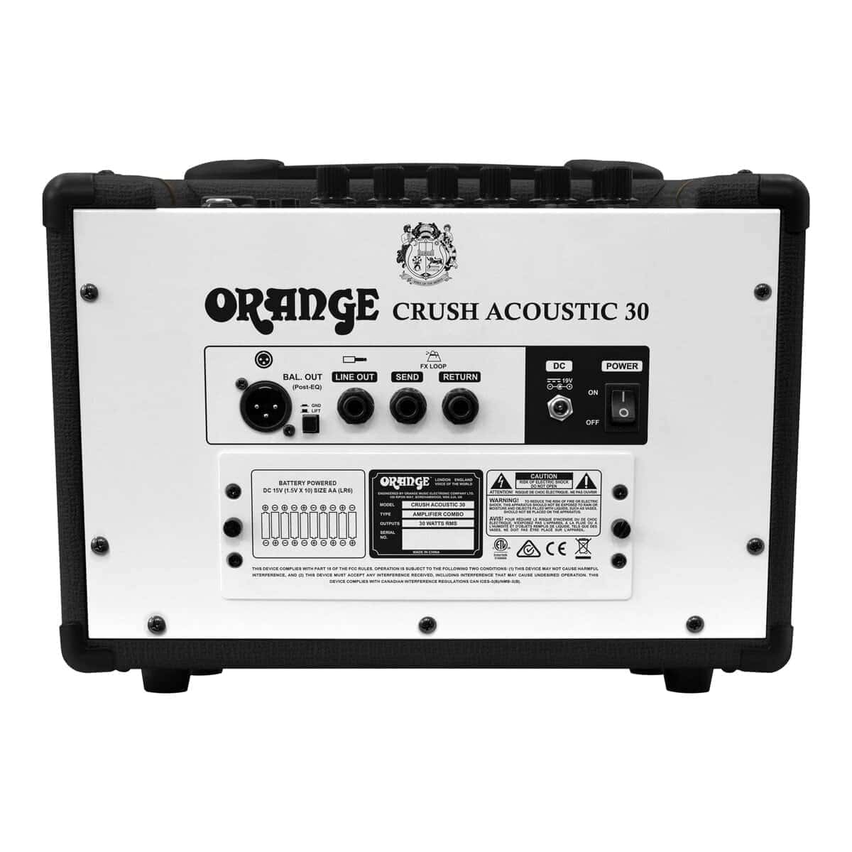 Amplificador de Guitarra Acústica Orange -Negro - Imagen 6