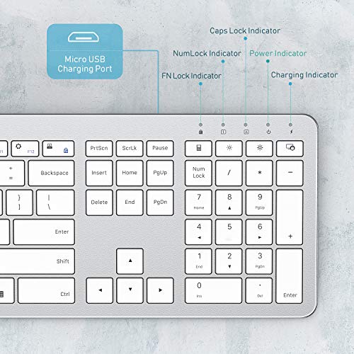 Combo de Teclado y Ratón Inalámbrico Recargable - Seenda - Imagen 7