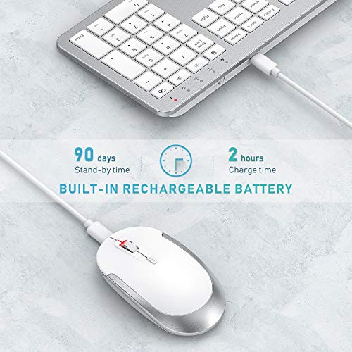 Combo de Teclado y Ratón Inalámbrico Recargable - Seenda - Imagen 3