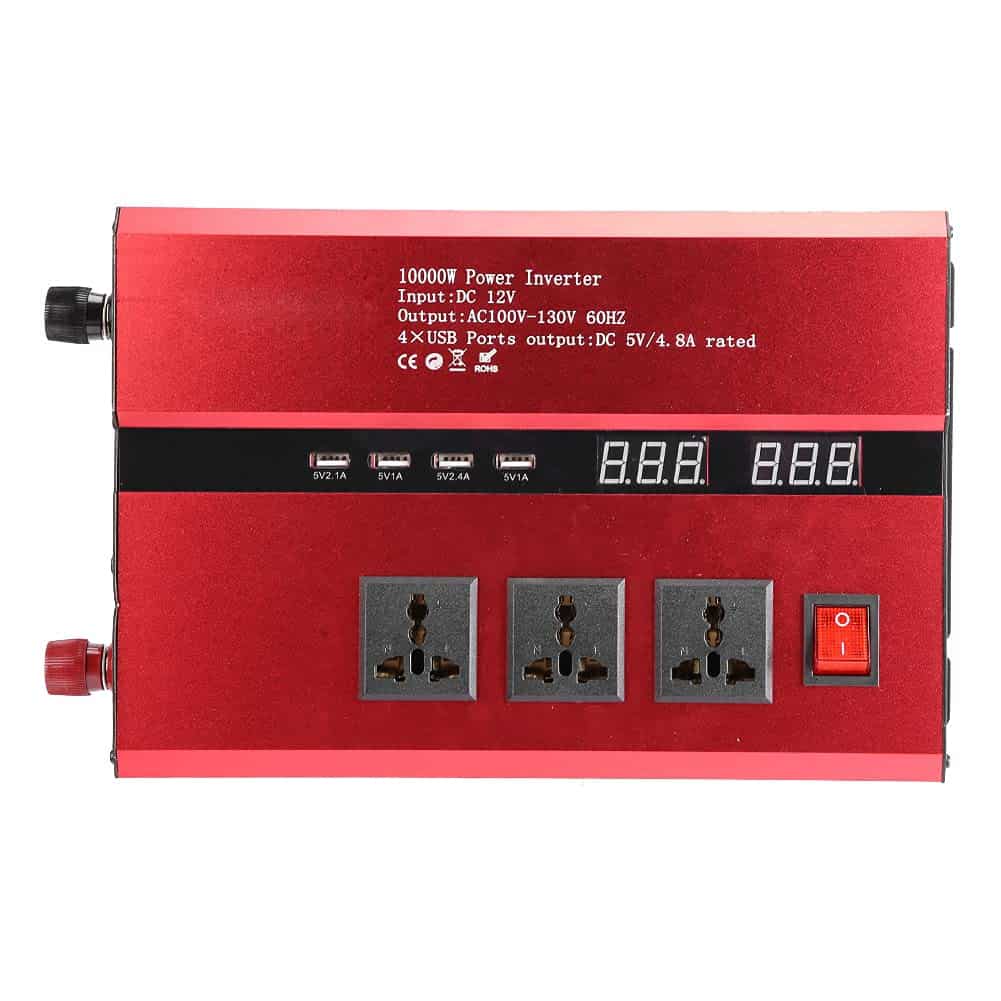 Inversor de Voltaje Solar para Automóvil Qinlorgo