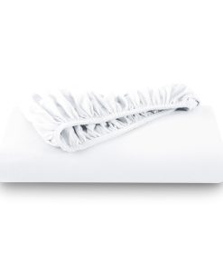 Sábana bajera de franela Bare Home 100% -Blanco