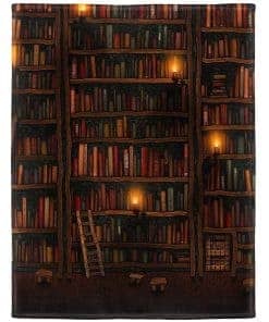 Manta de Lectura para Amantes de los Libros XSMEI, Suave y