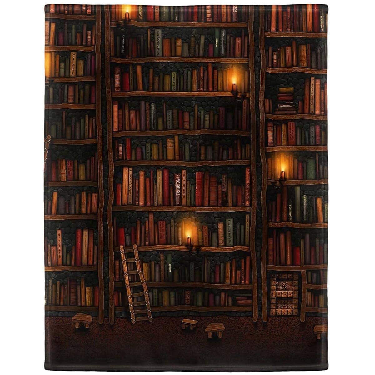 Manta de Lectura para Amantes de los Libros XSMEI, Suave y