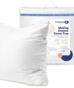 Almohada Decorativa Continental Bedding 25/75, 16x16, Blanco