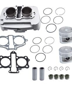 Ensamble de cilindro de motor de pistón y junta de pistón