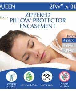 Protectores Impermeables para Almohadas Tamaño Queen (Juego