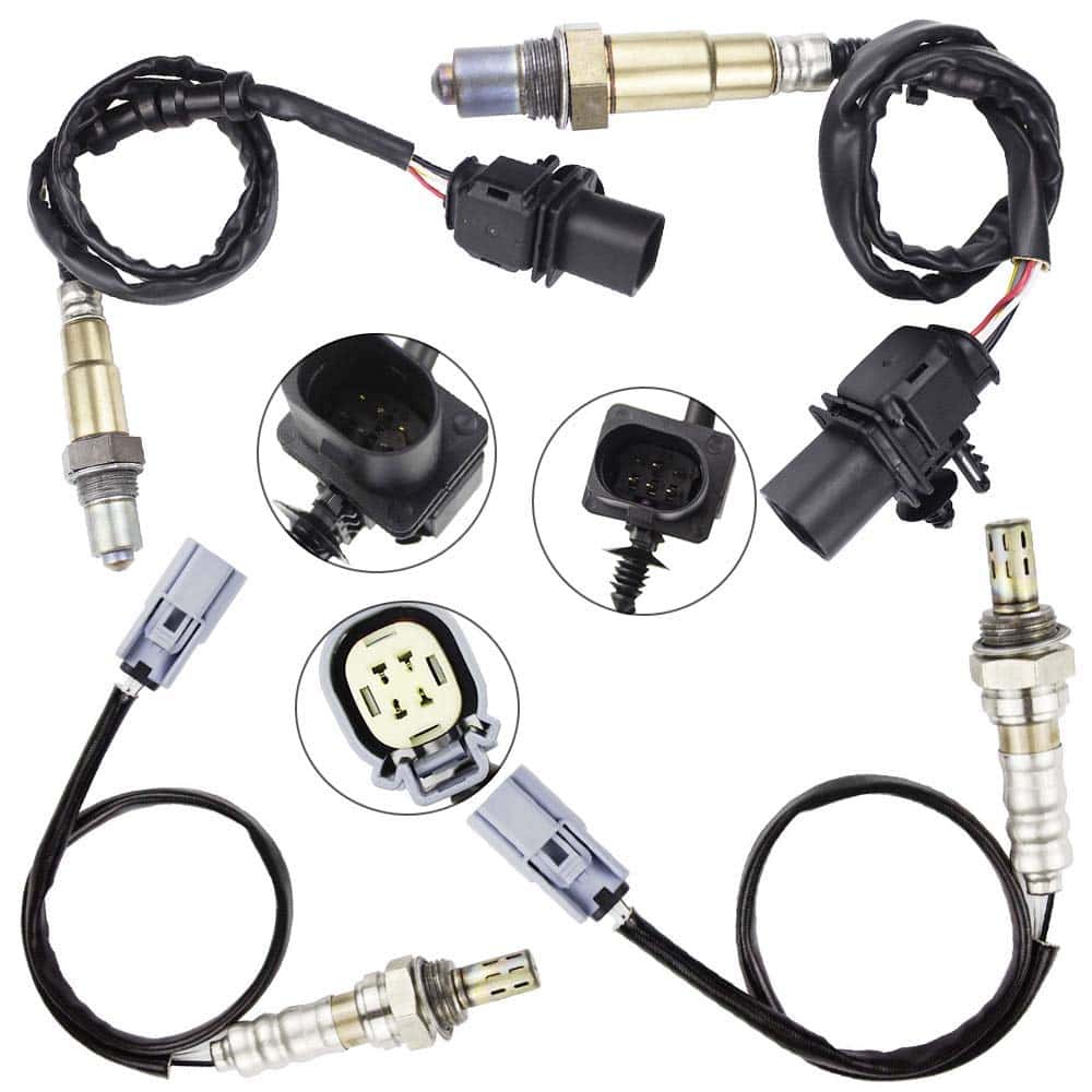 Guniang 4x Sensor de Oxígeno 1 & 2 para 2011-2014 Ford