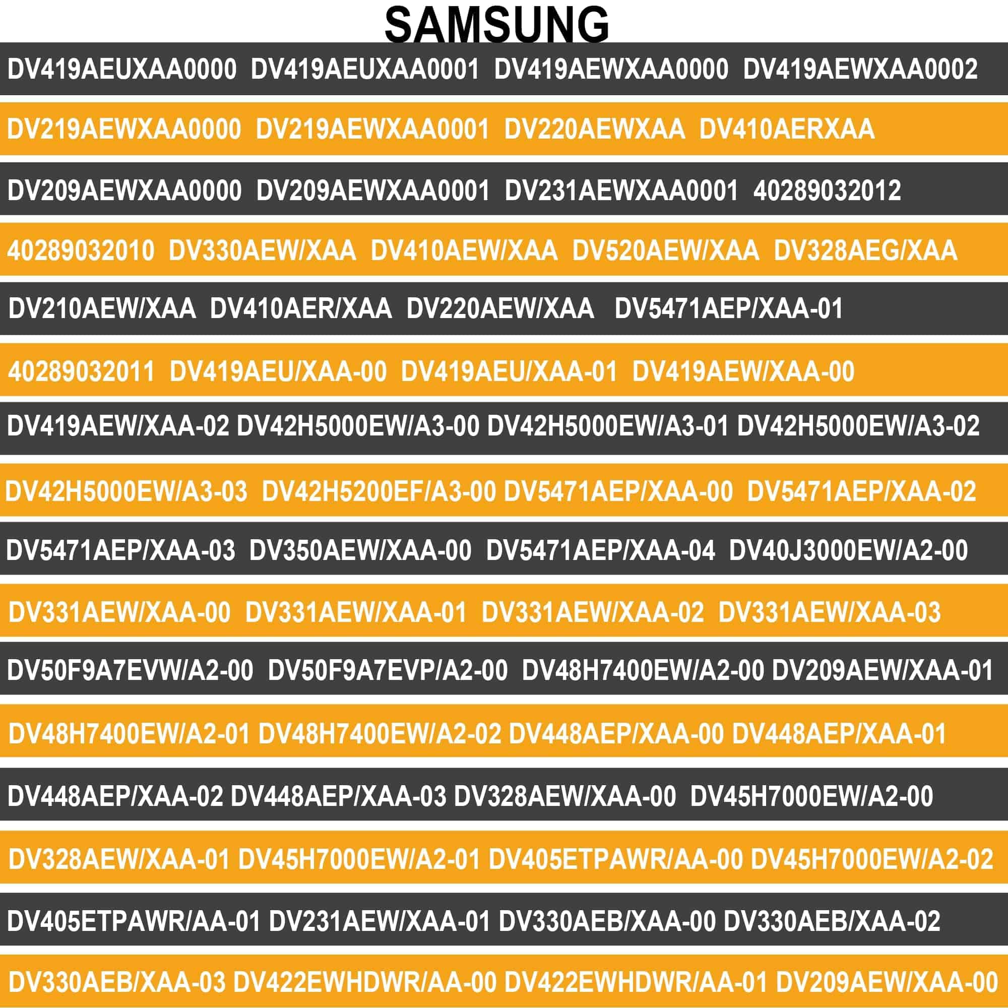 Elemento Calefactor de Secadora Mejorado DC47-00019A para - Imagen 7