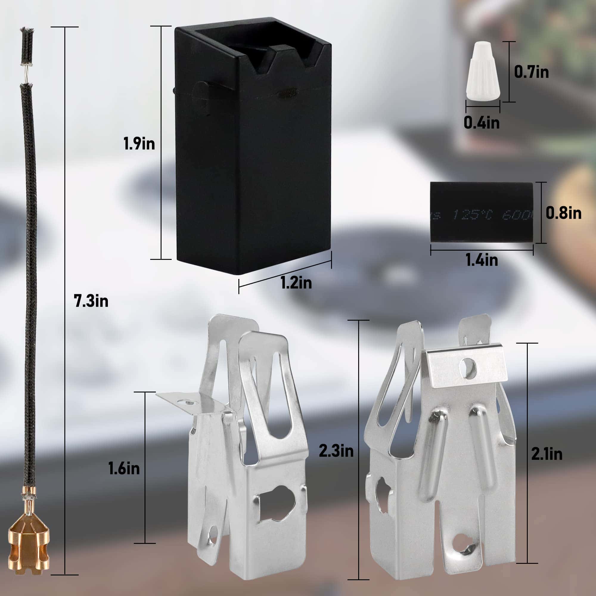 Conjunto de Elemento de Quemador de Rango Eléctrico Romalon - Imagen 6