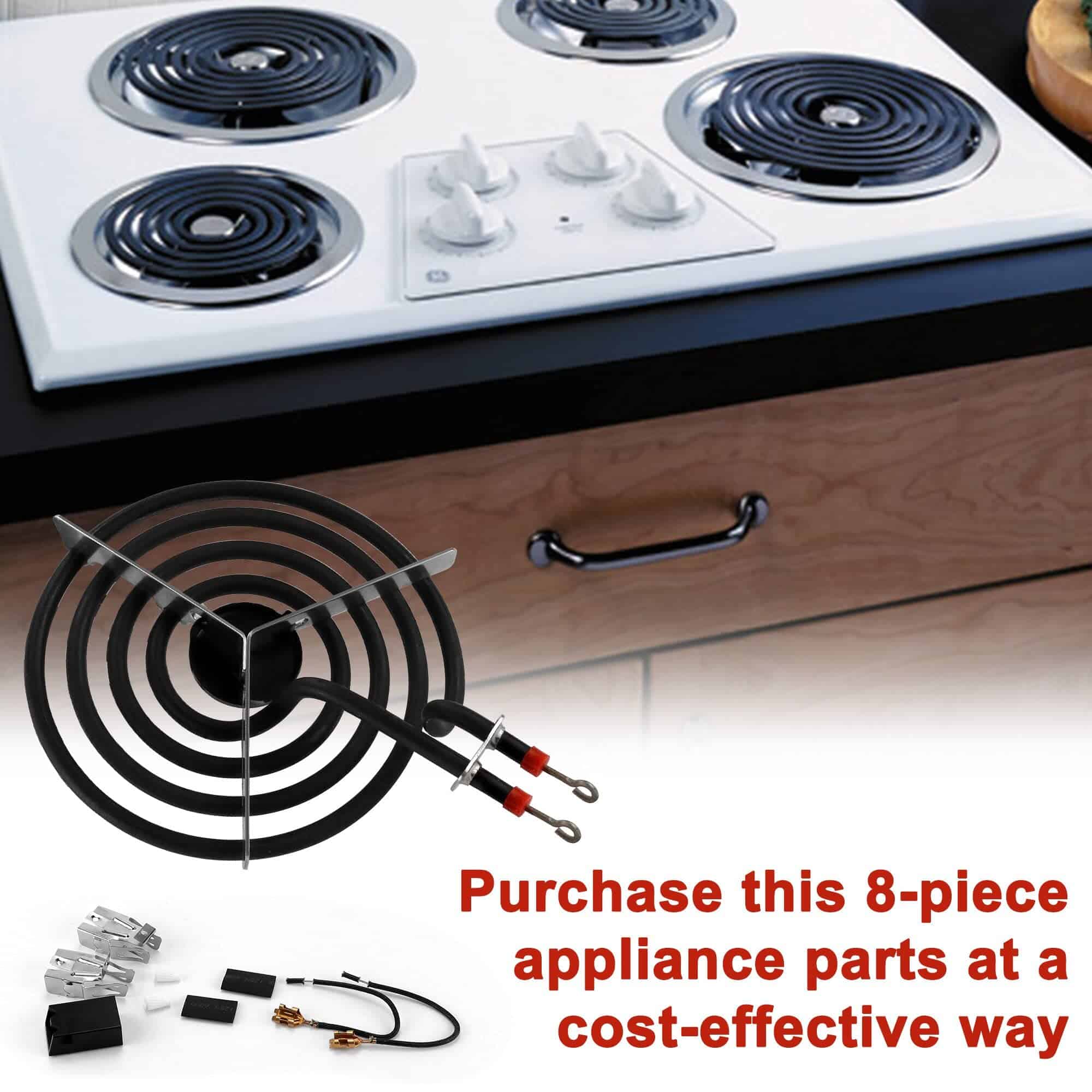 Conjunto de Elemento de Quemador de Rango Eléctrico Romalon - Imagen 4