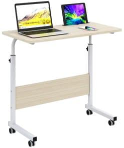 Mesa lateral móvil de sogesfurniture 31.5 pulgadas Riel