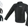 CHAQUETA DE MALLA PARA MOTOCICLETA CUBER HI VISIBILITY CON