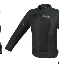 CHAQUETA DE MALLA DE MOTOCICLETA CUBER HI VIS RIDING PARA
