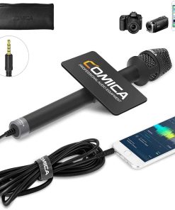 Micrófono de entrevista de mano Comica, HRM-S Micrófono de