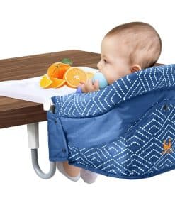 Silla alta portátil para bebé MTWML con bandeja, silla alta