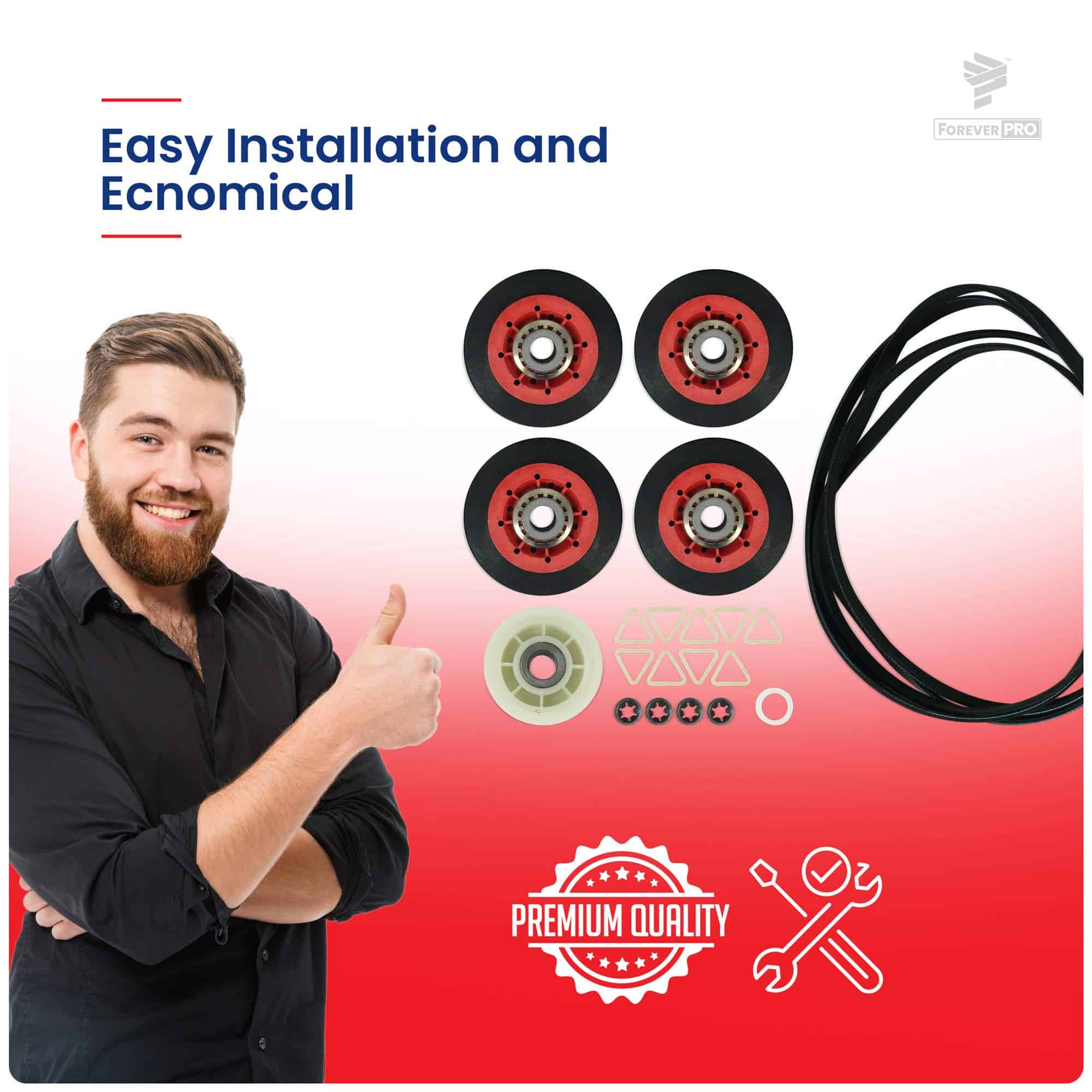 ForeverPRO 4392067 Kit de Reparación para Secadora - Imagen 3