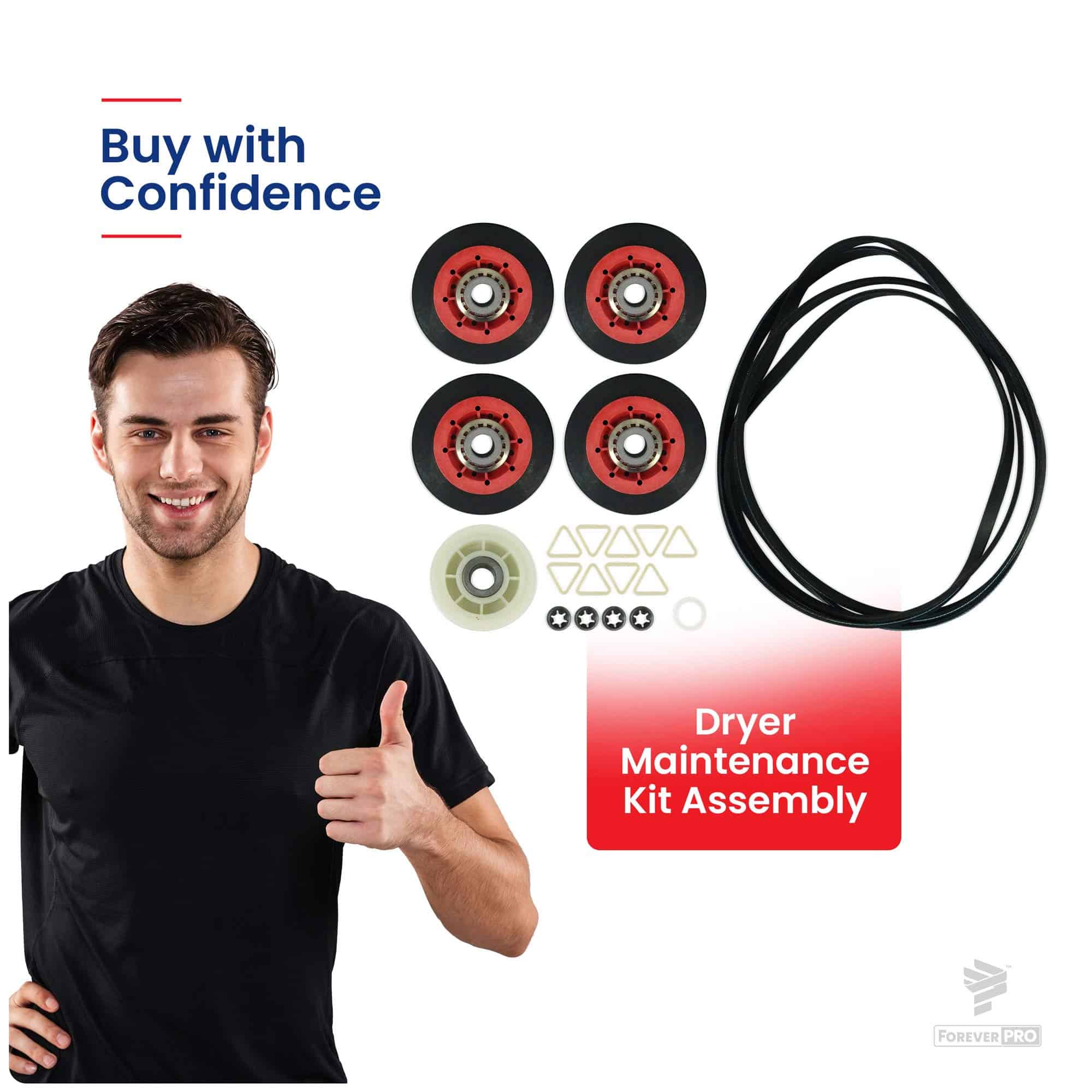 ForeverPRO 4392067 Kit de Reparación para Secadora - Imagen 7