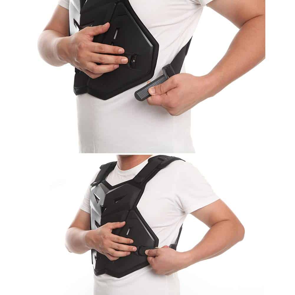 Chaleco protector para moto, body armor de manga corta para - Imagen 7