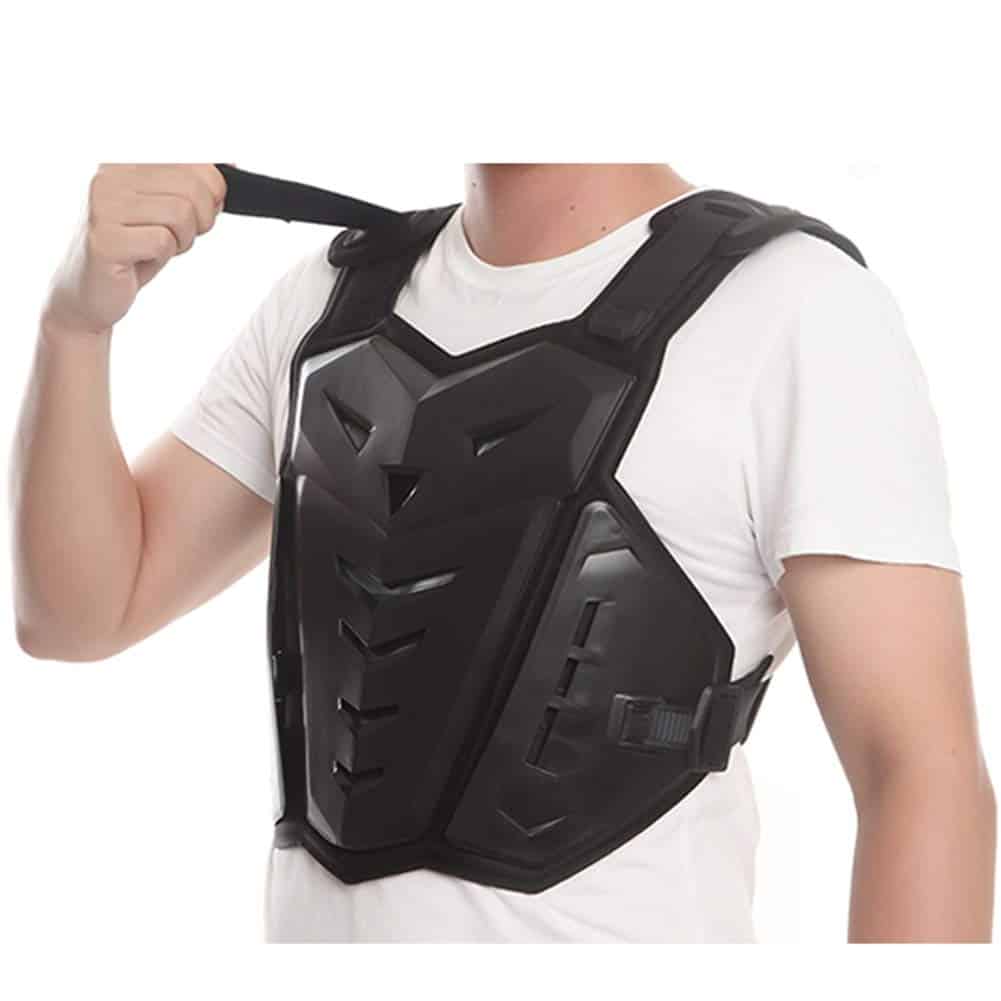 Chaleco protector para moto, body armor de manga corta para - Imagen 8