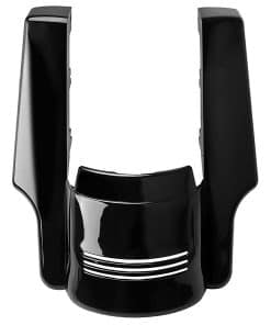 XMMT Extensión de guardabarros trasero 5" en negro