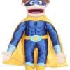 Títere de cuerpo completo de 25" Superhéroe, Niño Durazno,