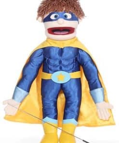 Títere de cuerpo completo de 25" Superhéroe, Niño Durazno,